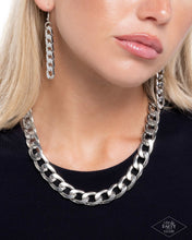 Load image into Gallery viewer, Action CURB - Silver Paparazzi Accessories