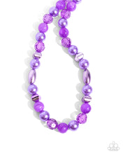 Load image into Gallery viewer, Plentiful Pearls - Purple Paparazzi Accessories
