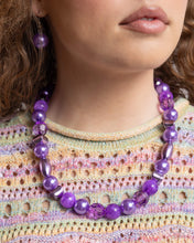 Load image into Gallery viewer, Plentiful Pearls - Purple Paparazzi Accessories