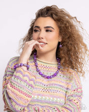 Load image into Gallery viewer, Plentiful Pearls - Purple Paparazzi Accessories