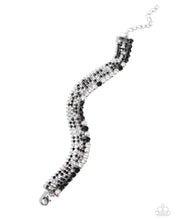 Load image into Gallery viewer, Serendipitous Strands - Silver Paparazzi Accessories