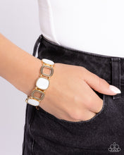 Load image into Gallery viewer, Socialite Shells - Gold Paparazzi Accessories