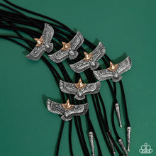 Load image into Gallery viewer, Eagle Emblem - Black Paparazzi Accessories
