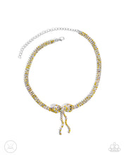 Load image into Gallery viewer, Buckingham Bow - Yellow Paparazzi Accessories