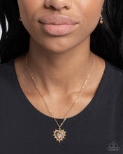 Load image into Gallery viewer, Joy to the World - Gold Paparazzi Accessories