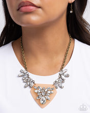 Load image into Gallery viewer, Scintillating Shield - Brass Paparazzi Accessories