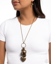 Load image into Gallery viewer, Heart Haul - Brass Paparazzi Accessories