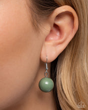 Load image into Gallery viewer, Eye-Catching Earnings - Green Paparazzi Accessories