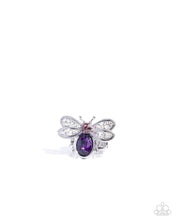 Load image into Gallery viewer, Bedazzled Bee - Purple Paparazzi Accessories