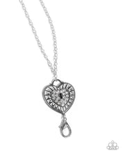 Load image into Gallery viewer, Panoramic Padlock - White Paparazzi Accessories