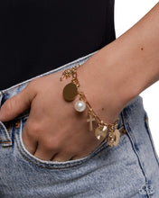 Load image into Gallery viewer, Charm Commitment - Gold Paparazzi Accessories