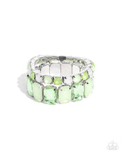 Load image into Gallery viewer, Mismatched Mood - Green Paparazzi Accessories