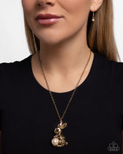 Load image into Gallery viewer, Easter Bunny - Gold Paparazzi Accessories