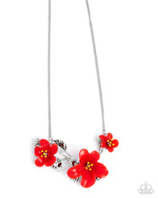 Load image into Gallery viewer, Floral Forecast - Red Paparazzi Accessories
