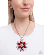 Load image into Gallery viewer, Floral Figurehead - Red Paparazzi Accessories