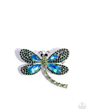 Load image into Gallery viewer, Divine Dragonfly - Green Paparazzi Accessories