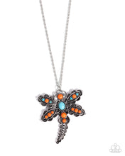 Load image into Gallery viewer, Dauntless Dragonfly - Orange Paparazzi Accessories