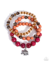 Load image into Gallery viewer, Elite Elephant - Red Paparazzi Accessories