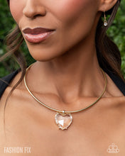 Load image into Gallery viewer, Faceted Finery - Gold Paparazzi Accessories