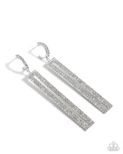 Load image into Gallery viewer, Elongated Ease - White Paparazzi Accessories