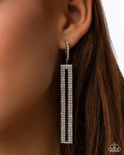 Load image into Gallery viewer, Elongated Ease - White Paparazzi Accessories