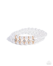 Load image into Gallery viewer, Paid in Pearls - Gold Paparazzi Accessories
