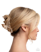 Load image into Gallery viewer, Butterfly Banter - Gold Paparazzi Accessories