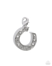 Load image into Gallery viewer, Horseshoe Hold - White Paparazzi Accessories