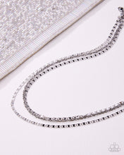 Load image into Gallery viewer, Layered Legend - Silver Paparazzi Accessories