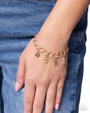 Load image into Gallery viewer, Hopeful Hero - Gold Paparazzi Accessories