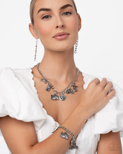 Load image into Gallery viewer, French Fashion - Silver Paparazzi Accessories