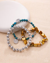 Load image into Gallery viewer, Sunshine Stack - Yellow Paparazzi Accessories