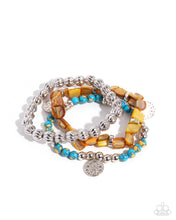 Load image into Gallery viewer, Sunshine Stack - Yellow Paparazzi Accessories