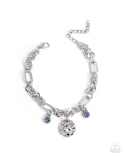 Load image into Gallery viewer, Textured Trust - Blue Paparazzi Accessories