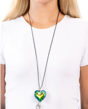 Load image into Gallery viewer, Seize The Simplicity Green Lanyard Paparazzi Accessories