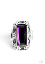 Load image into Gallery viewer, Radiant Rhinestones - Purple Ring Paparazzi Accessories