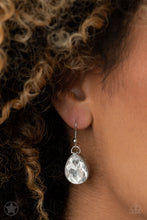 Load image into Gallery viewer, Show-Stopping Shimmer - White Paparazzi Accessories