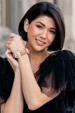 Load image into Gallery viewer, Gilded Gallery - Gold Paparazzi Accessories