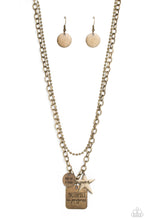 Load image into Gallery viewer, Masterpiece in Progress - Brass Paparazzi Accessories