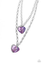 Load image into Gallery viewer, Layered Love - Purple Paparazzi Accessories