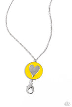 Load image into Gallery viewer, True to Your Heart - Yellow Paparazzi Accessories