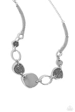 Load image into Gallery viewer, Asymmetrical Attention - Silver Paparazzi Accessories