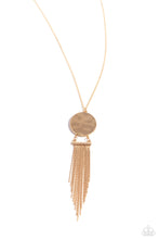 Load image into Gallery viewer, Tassel Tenure - Gold Paparazzi Accessories