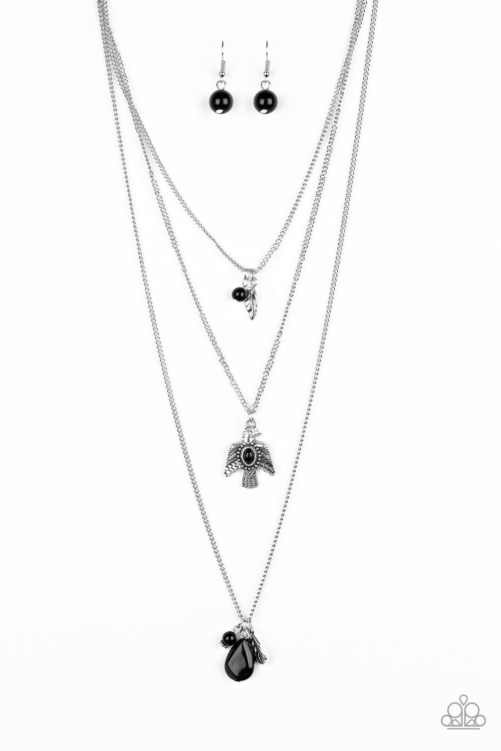 Soar With The Eagles - Black Paparazzi Accessories