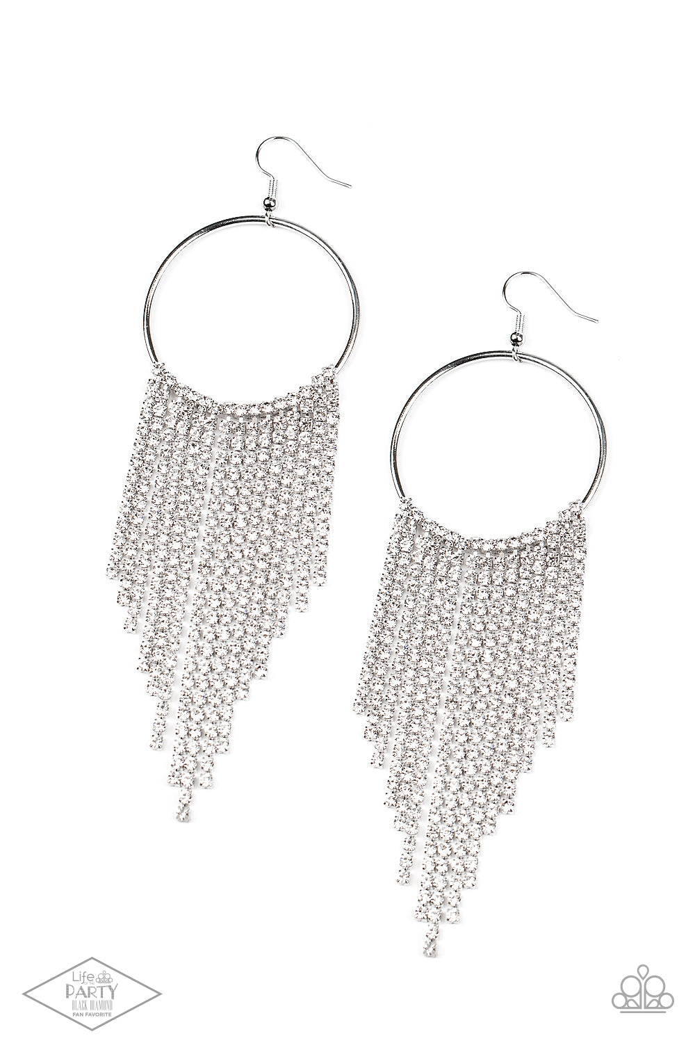 Streamlined Shimmer - White Paparazzi Accessories
