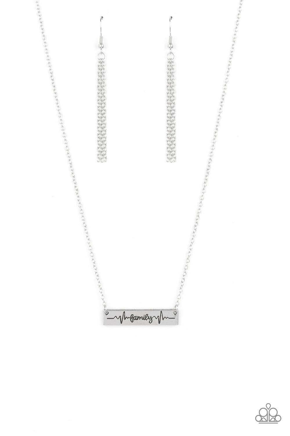 Living The Mom Life - Silver Paparazzi Accessories