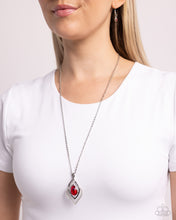 Load image into Gallery viewer, Dauntless Demure - Red Paparazzi Accessories
