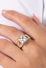 Load image into Gallery viewer, Deluxe Drama - Gold Paparazzi Accessories

