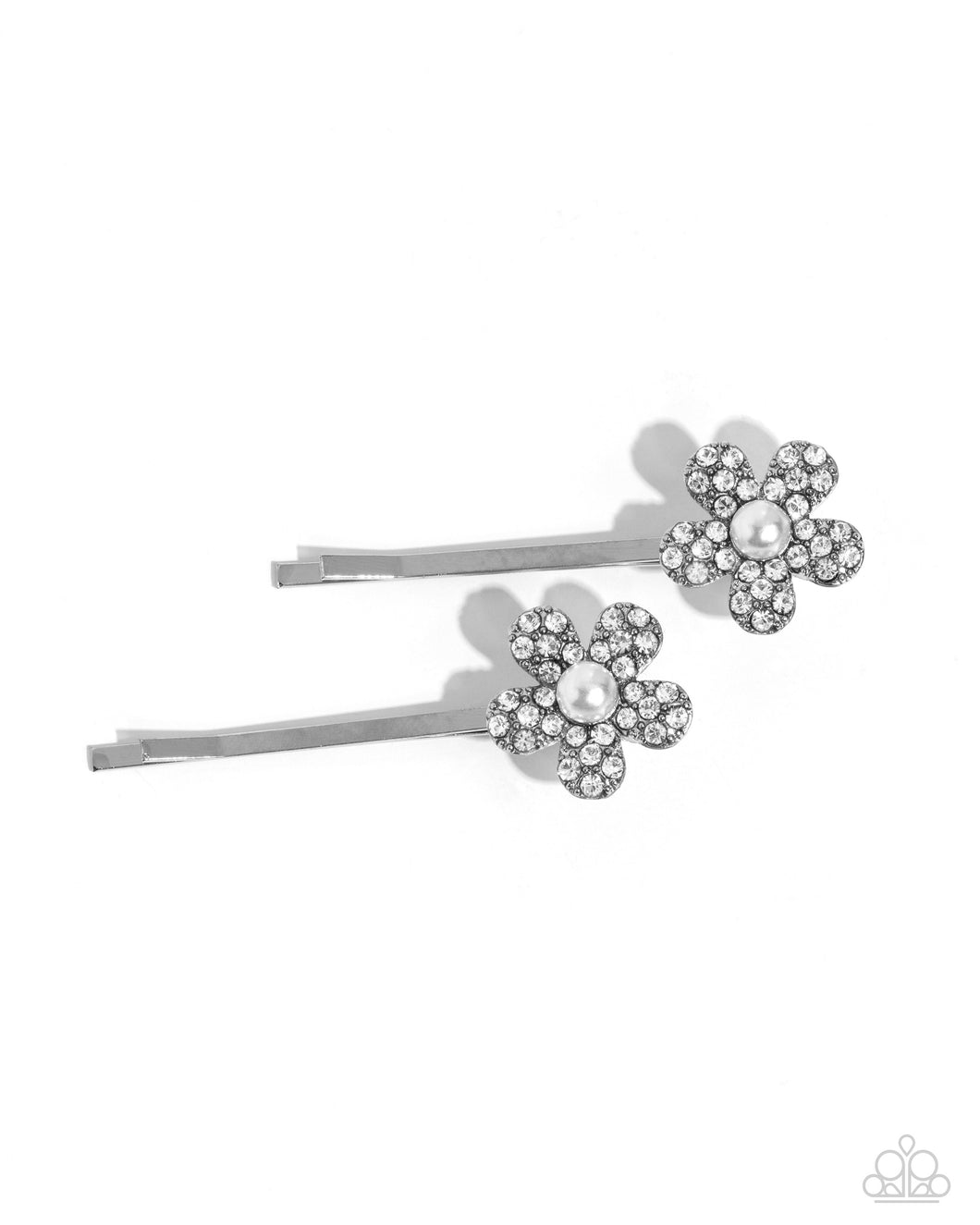 Playfully Perennial - White Paparazzi Accessories