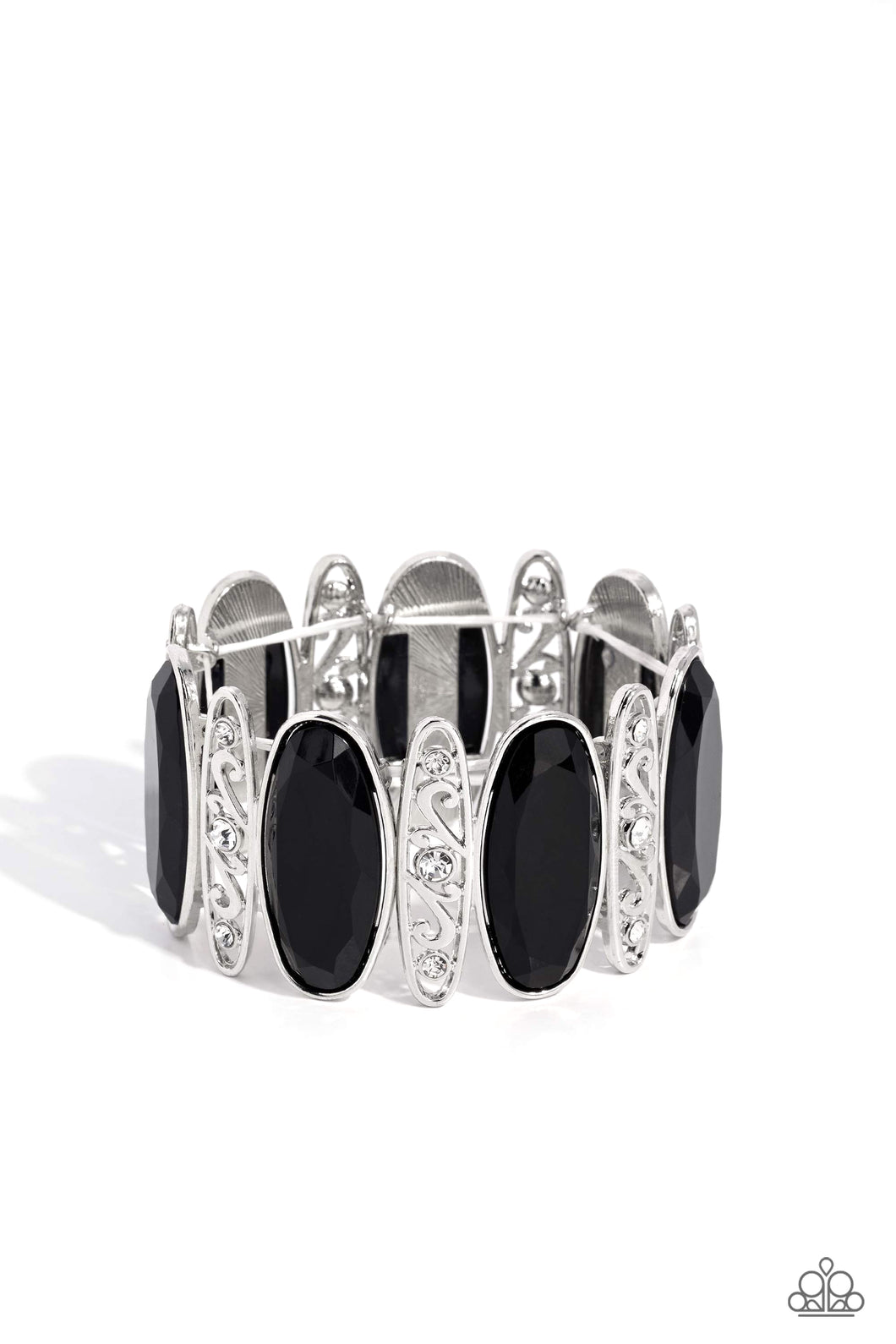 Saturated Sparkle - Black Paparazzi Accessories